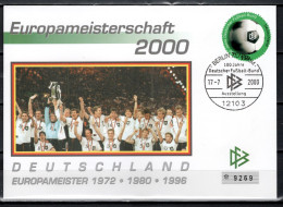 Germany 2000 Football Soccer, UEFA European Championship Commemorative Cover - Eurocopa (UEFA)