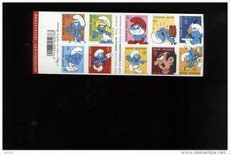 Belgie Boekje Carnet 2008 B95 Smurfs Smurfen Schlumpfe Schtroumpfs 3814/23 - Sin Clasificación