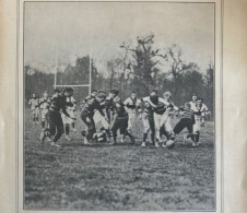 1907 RUGBY FINALE DU CHAMPIONNAT DE FRANCE SCOLAIRES STADE NANTAIS = LYCEE CARNOT DIJON - LA VIE AU GRAND AIR - 1900 - 1949