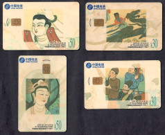 China 1998 Dunhuang Murals IC 14-4 Used Cards - Chine