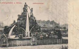 AK Ludwigshafen Am Rhein - Jubiläumsbrunnen - 1908 (66032) - Ludwigshafen