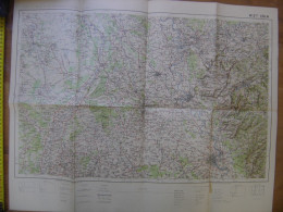 Carte De France Et Des Frontières Au 1/200 000 Type 1912 N° 2ter  COLN COLOGNE - Topographical Maps