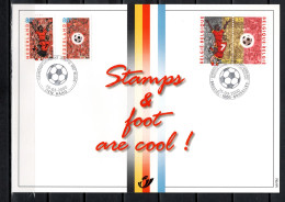 Belgium / Netherlands 2000 Football Soccer, UEFA European Championship Commemorative First Day Card - Europees Kampioenschap (UEFA)