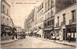 92 ASNIERES - Vue De La Rue De La Station  - Asnieres Sur Seine