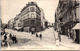 92 ASNIERES - La Grande Rue Et Rue De Paris  - Asnieres Sur Seine