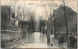 92 ASNIERES - Crue 1910 Rue Duchesnay  - Asnieres Sur Seine