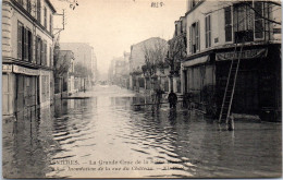 92 ASNIERES - Crue 1910 Rue Du Chateau  - Asnieres Sur Seine