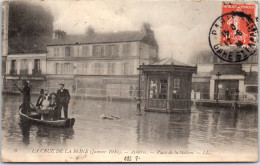 92 ASNIERES - Crue 1910 Place De La Station  - Asnieres Sur Seine