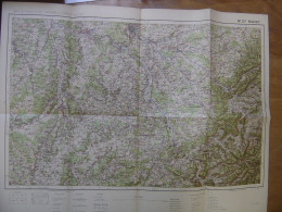 Carte De France Et Des Frontières Au 1/200 000 Type 1912 N° 27 NANCY - Carte Topografiche