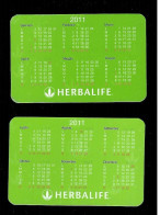 Calendarietto Pubblicitario 2011 - Herbalife - Petit Format : 2001-...