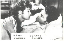 Actors Souvenir Photo Dany Carrel & Gerard Philipe - Famous People