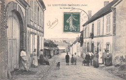 La LOUPTIERE-THENARD (Aube) - La Grande Rue - Voyagé 1907 (2 Scans) - Other & Unclassified