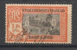 INDE - 1929 - N°YT. 96 - Pondichery 1fa6ca - Oblitéré / Used - Oblitérés