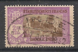 INDE - 1929 - N°YT. 99 - Pondichery 2fa12ca - Oblitéré / Used - Usados