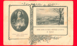 ITALIA - Abruzzo - Cartolina Non Viaggiata - L'Aquila - Divin Cuore Di Gesù Proteggi La Città Di Aquila - L'Aquila