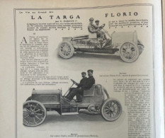 1907 COURSE AUTOMOBILE - LA TARGA FLORIO - SALVINI - MARNIER - WAGNER - PAUL FAURE - GARCET VAURESMONT - 1900 - 1949