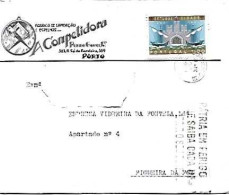 Portugal & A Competidora, Fabrica De Lapidação E Espelhos, PUB Pátria Em Perigo, Porto A Figueira Da Foz 1961 (2221) - Lettres & Documents