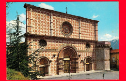 ITALIA - Abruzzo - Cartolina Viaggiata Anni 70 - L'Aquila - Basilica S. Maria Di Collemaggio - Facciata - L'Aquila