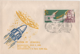Cuba 1967 Space Rocket Missile Cosmos Titov Cosmonaut Astronaut Cosmonauta Satellite Espacio USSR , Canceled In Habana - FDC
