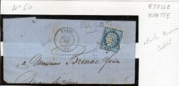 FRANCE N° 60 - (Paris Bureau Central 60 Etoile Muette) - 1849-1876: Période Classique