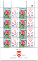 663 Slovakia Floral Motif  2018 Dahlia - Otros & Sin Clasificación