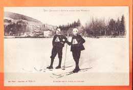 28956 / ⭐ Sports Hiver Dans VOSGES (88) Skieurs Prets Pour Course 1928 à Docteur MATHIEU Neuves Maison / WEICK 7134-bis - Andere & Zonder Classificatie