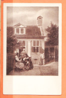 28702 / ⭐ Pieter De HOOCH Fec. AMSTERDAM Buitenhuis 1905s Heliotint M. R & Co N° 388 - Paintings