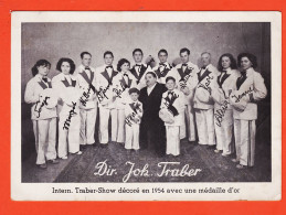 28565 / ⭐ ♥️ International Dir. Johann TRABER-Show Décorée En 1954 Médaille Or Famille Funambule Equilibriste Cirque - Circo