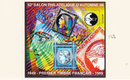 28552 / ⭐ CNEP 1849-1999 Premier Timbre Français 52e Salon Philatelique 98 Automne Y.T 28 Cote 12€ C.N.E.P N** MNH - CNEP