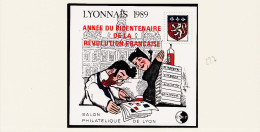 28547 / ⭐ ♥️ CNEP LYONNAIS 1989 Surcharge Bicentenaire Revolution Salon Philatelique LYON Y.T 11 Cote 48€ N** MNH  - CNEP