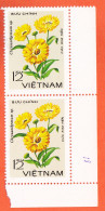 28647 / ⭐ ♥️ VIETNAM Bloc X2 Bord Feuille 1978 Série Chrisanthemum Sp. 12 Đồng Viet-Nam Chrysanthème 12 Dong - Viêt-Nam