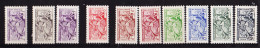 28530 / ⭐ ♥️ Monaco Série Sceau Prince 10 Timbres Y&T 371-372-373-374-375 Et 415-416-417-418-419 Neuf * Charnière - Ungebraucht