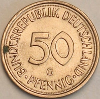 Germany Federal Republic - 50 Pfennig 1975 G, KM# 109.2 (#4733) - 50 Pfennig