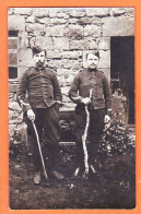 28762 / ⭐ ♥️  Carte Photo Juillet 1910 2 Soldats Militaires Sous-Officiers - Uniformi