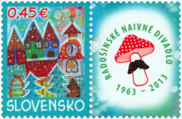 ** 550 Slovakia Christmas 2012 Mushroom Naive Theatre Of Radosin - Navidad