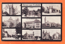 28890 / ⭐ Gruss Gruß Aus CREELD Krefeld Nordrhein-Westfalen Multi-View 1928 à WEBER  - Krefeld