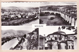 28984 / ⭐ ◉  SOUILLAC MULTIVUES Vue Générale Viaduc Pas Raysse Eglise Abbatiale Datée 07.08.1956 - THEOJAC N°309.14 - Souillac