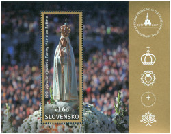 A 630 Slovakia 100th Anniversary Of Our Lady Of Fatima Apparitions 2017 Joint Issue - Cristianesimo