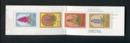 "PORTUGAL-MADEIRA" 1981, Markenheftchen Mi. MH 1 (mit Mi. 73-76) "Blumen" ** (B2071) - Madeira