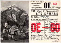 Österreich 1934, Attraktive Radio Funk Karte V. Graz. - Lettres & Documents