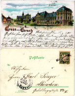 Bayern 1900, L2-Aushilfstempel BURGWINHEIM Auf Litho-AK V. Ebrach M. 5 Pf - Autres & Non Classés