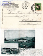 Gruss Aus Ober-Schönefeld M. Brauerei U. Forsthaus, 1906 Gebr. AK M. PHSt.-Stpl. - Other & Unclassified