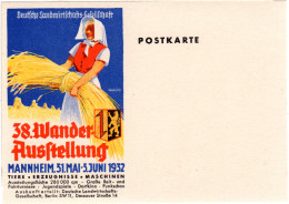 Mannheim, 38. Landwirtschafts Wander Ausstellung, Ungebr. Farb-Postkarte - Autres & Non Classés