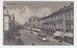 Brandenburg A. Havel 1916, Gebr. Sw AK M. Geschäften U. Tram Bahn - Autres & Non Classés
