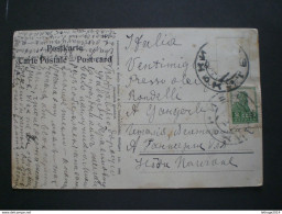 POST CARD RUSSIE RUSSIA РОССИЯ FLOWERS STAMPS 1922 RRR RIF. TAGG (187) - Briefe U. Dokumente