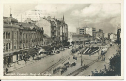 Serbien, Belgrad, 1930 Gebr. Sw Foto AK M. Trambahn - Otros & Sin Clasificación