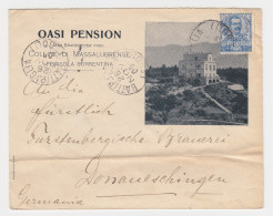 Italien 1906, Illustrierter Hotel Reklame Brief M. 25 C. V. Battipaglia (Eboli). - Unclassified