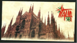 ● ITALIA 1998  MONDIALE FILATELIA Milano  LIBRETTO Con 6 Sconti Fiera  Nuovo ️ Lotto N. 97 ️ - Publicidad