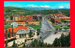 ITALIA - Abruzzo - Cartolina Viaggiata Nel 1969 - L'Aquila - Via Lombardia R Catena Del Gran Sasso - L'Aquila