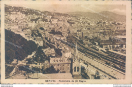 V347 Cartolina Genova Citta' Panorama Da Di Negro 1931 - Genova (Genua)